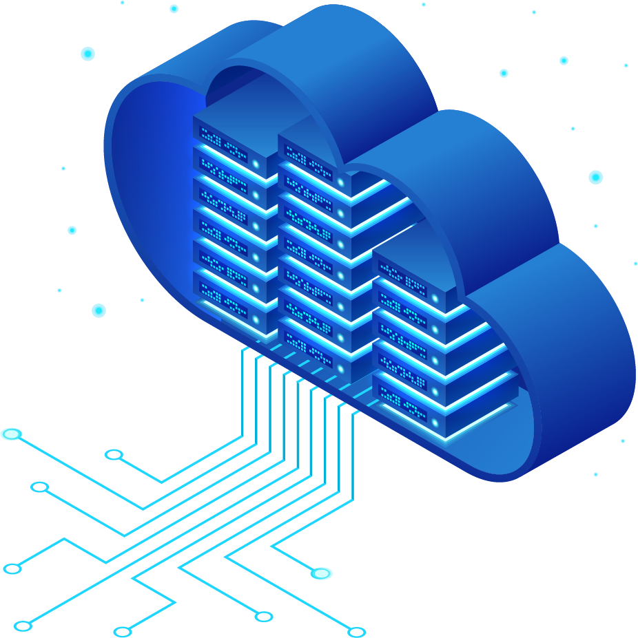 Cloud Isometric Icon@100x